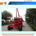 12T Logging Loader Trailer with Crane